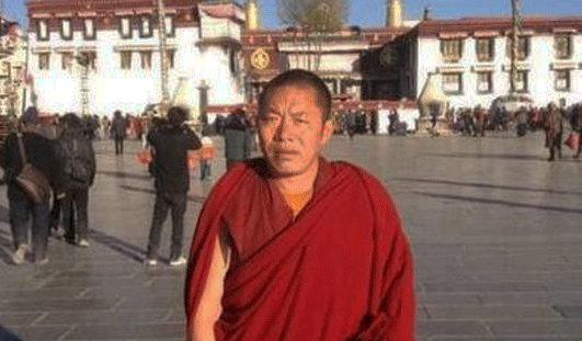 Geshe Tsultrim Nyendrak, 40, a teacher at Rabten Monastery in Driru. 