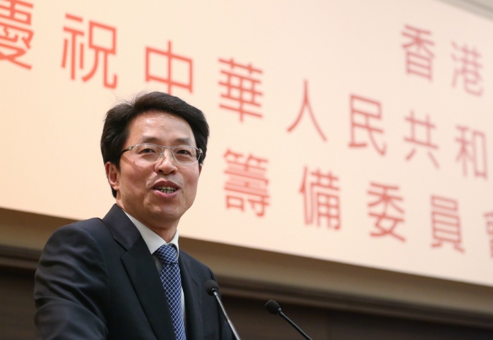 Zhang Xiaoming, the director of China’s Liaison Office in Hong Kong.