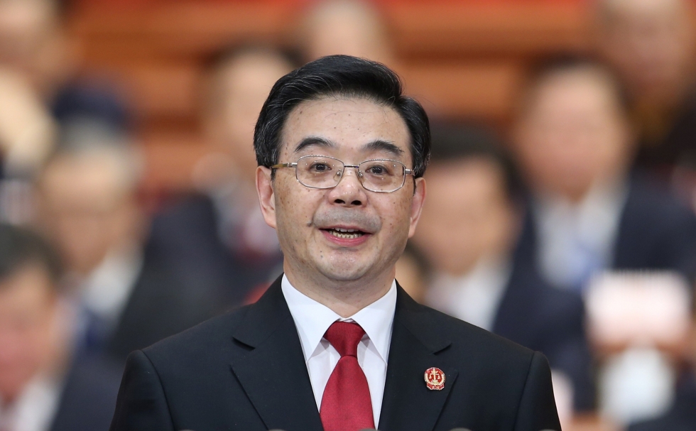Zhou Qiang is the Associate Justice and President of the Supreme People's Court of China.