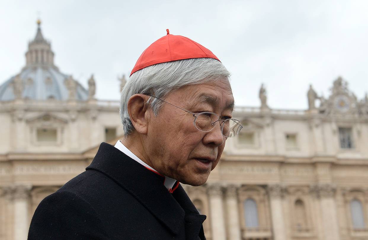 Cardinal Joseph Zen, the most senior Chinese cleric in the Catholic Church. 