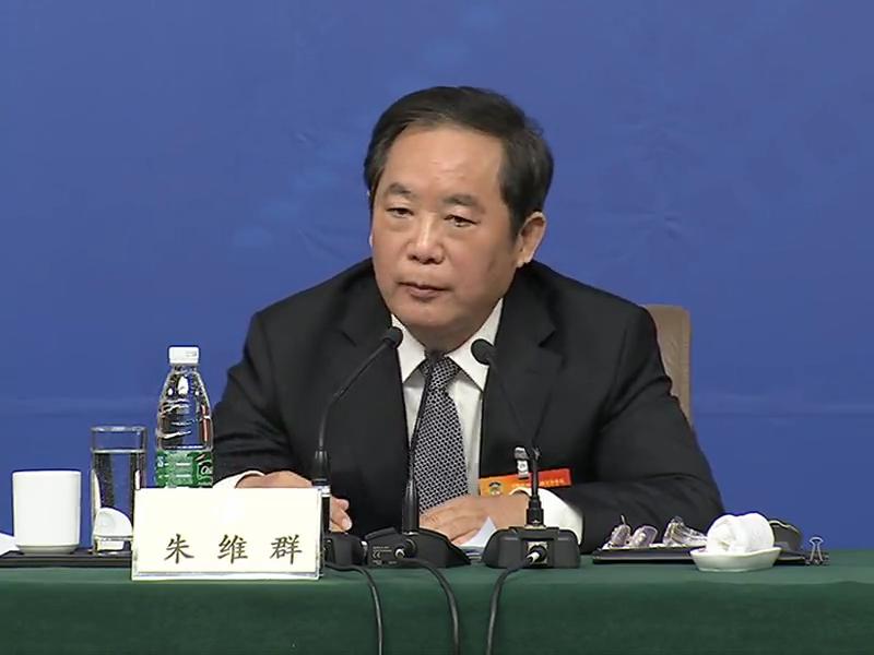 Zhu Weiqun, head of the Ethnic and Religious Affairs Committee of the National Committee of the Chinese People's Political Consultative Conference.
