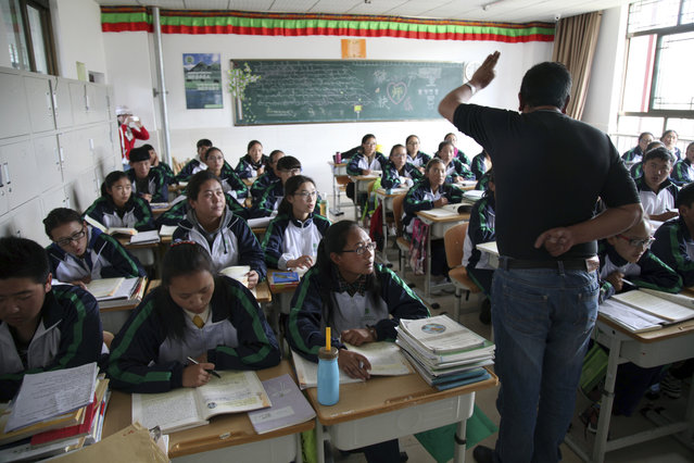 Chinese government will send 10,000 mainland teachers to Tibet and Xinjiang to improve Chinese education. 