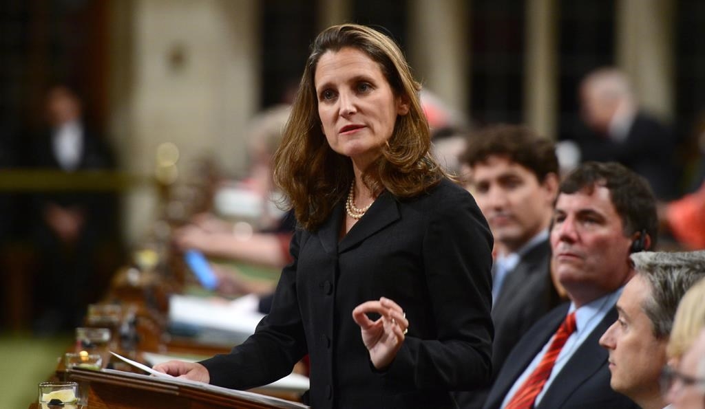 Canada’s Foreign Affairs Minister Christina Alexandra. (Photo courtesy: Toronto Star)