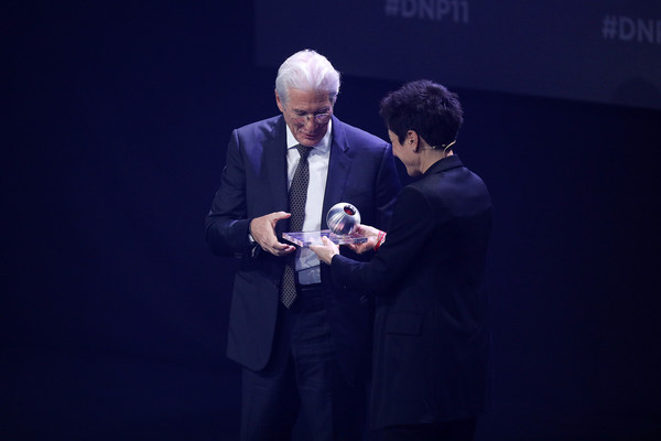 Richard Gere, received the Honorary Award of the German Sustainability Awards 2019. (Photo courtesy: Florian Ebener/Getty Images Europe)