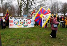 Beijing Winter Olympics: Hundreds of Tibetans protest against IOC whose president decried boycott ghosts ‘rearing their ugly heads again’
