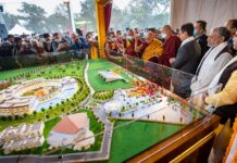 Dalai Lama lays foundation stone for a centre for Tibetan, ancient Indian wisdom at Bodh Gaya