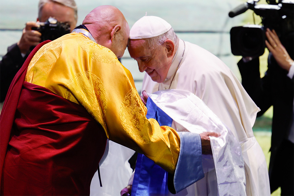 Pope in Mongolia cited Buddha to urge religious dialogue