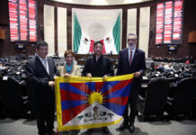 Exile Tibetan leader officially welcomed in Mexico’s parliament