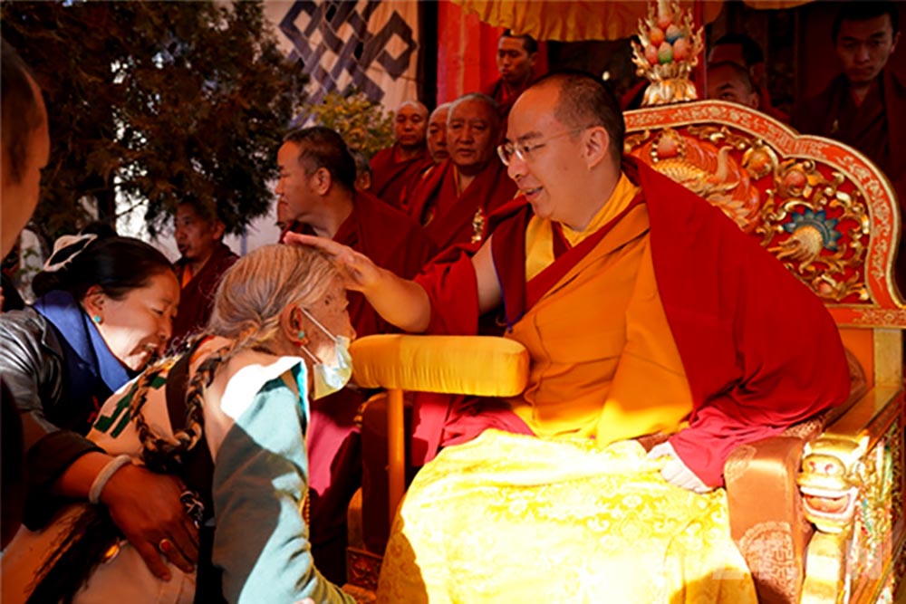 China’s Panchen reportedly blessed ‘devotees’ in Tibet’s Shigatse city