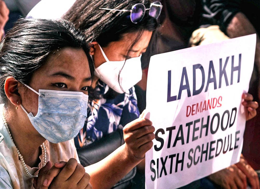 Ladakh observes shutdown to press statehood and other demands