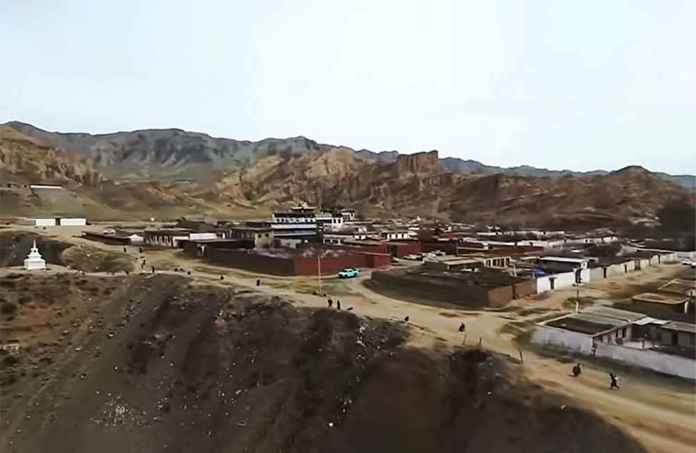 Tibetan monastery now lies at the bottom of a Chinese dam, dislocating over 15,000 residents as well