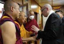 Chinese ambassador reprimands Estonian MP for visiting Tibetans in D’shala last month