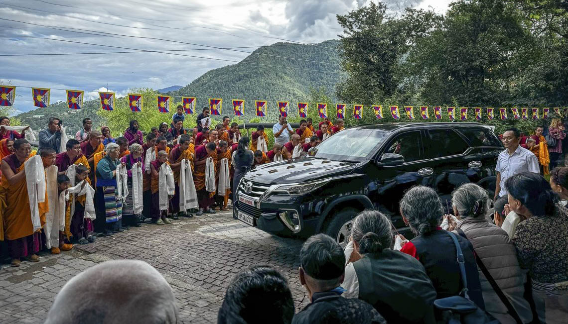 Dalai Lama back in D’shala after New York visit, to resume religious teachings