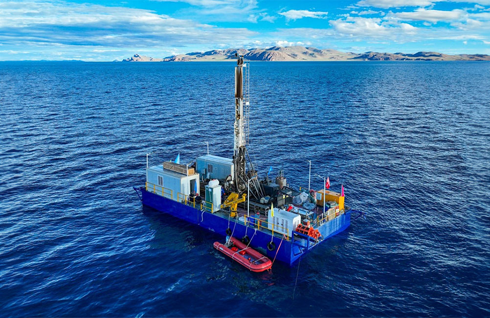 Scientists drill holes in world’s highest salt lake in Tibet for a glimpse into one million years of earth’s history