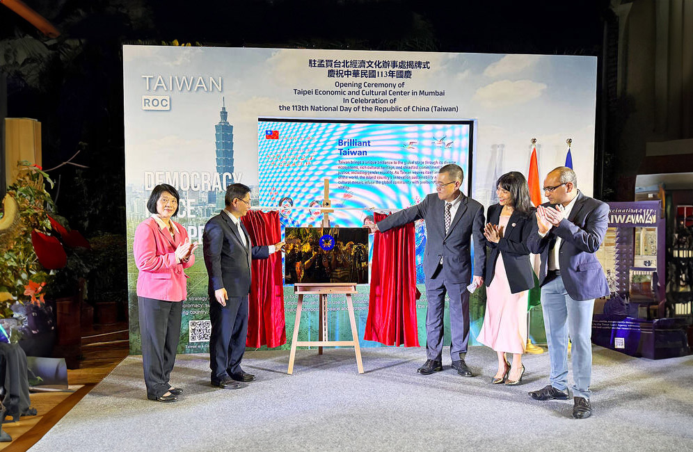 China’s official media warns India as a third Taiwan representative office opened in Mumbai