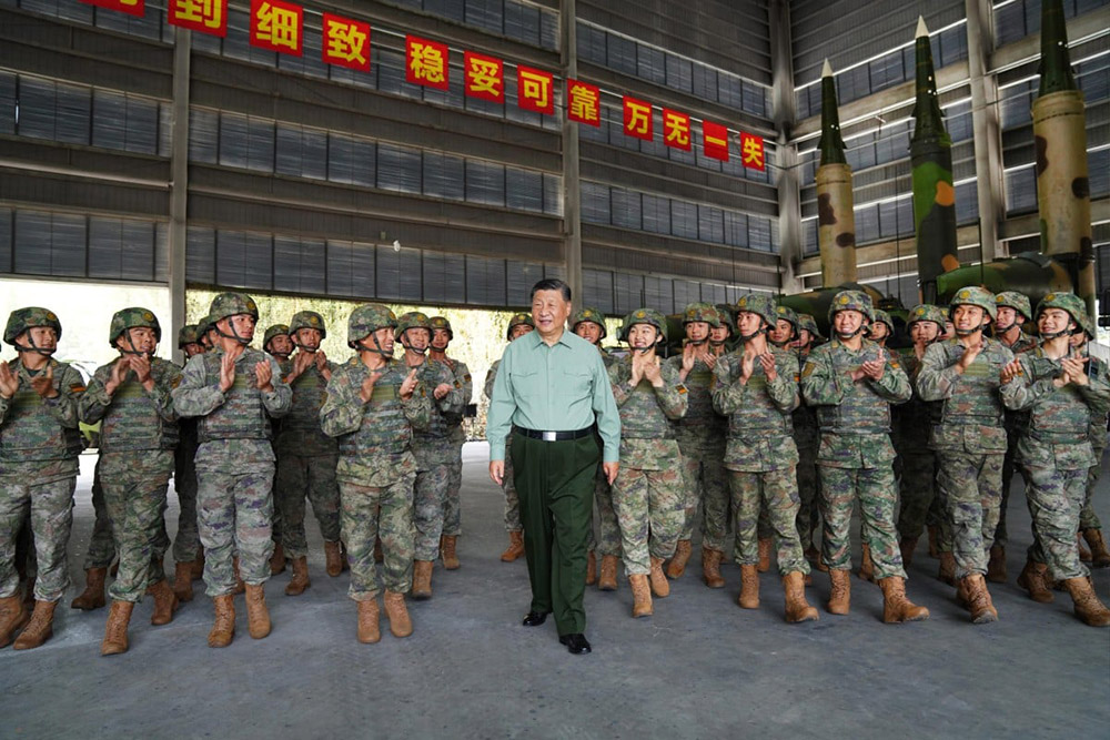 Xi Jinping again urges his troops to be ready for war