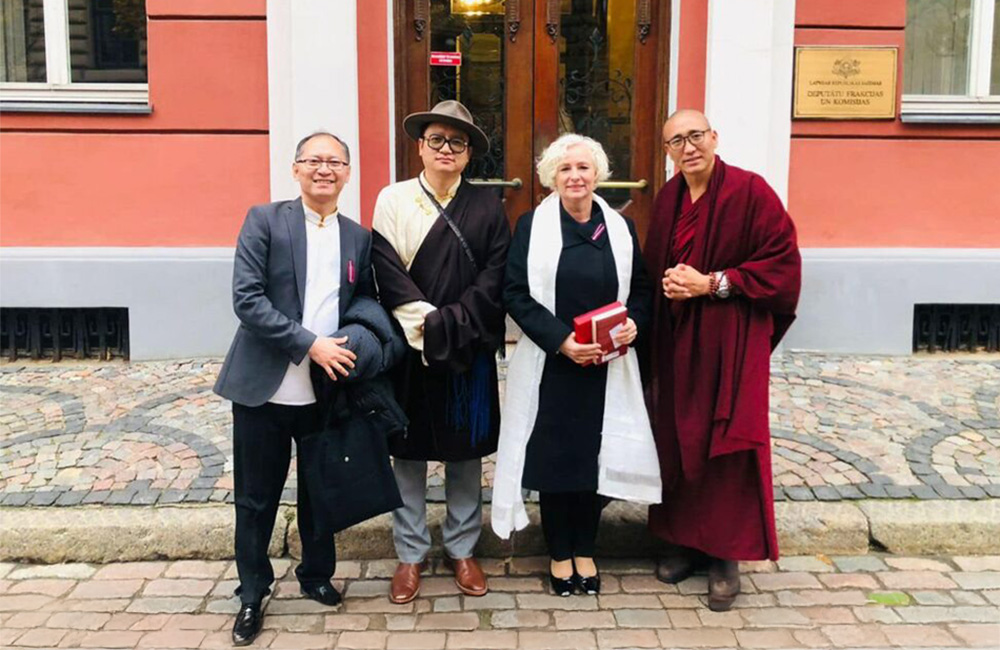 Exile Tibetan parliament members interact with Lithuanian, Latvian lawmakers, others in advocacy drive
