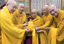 Vietnamese Buddhist Sangha meets Dalai Lama, with invite for Vesak celebrations next year