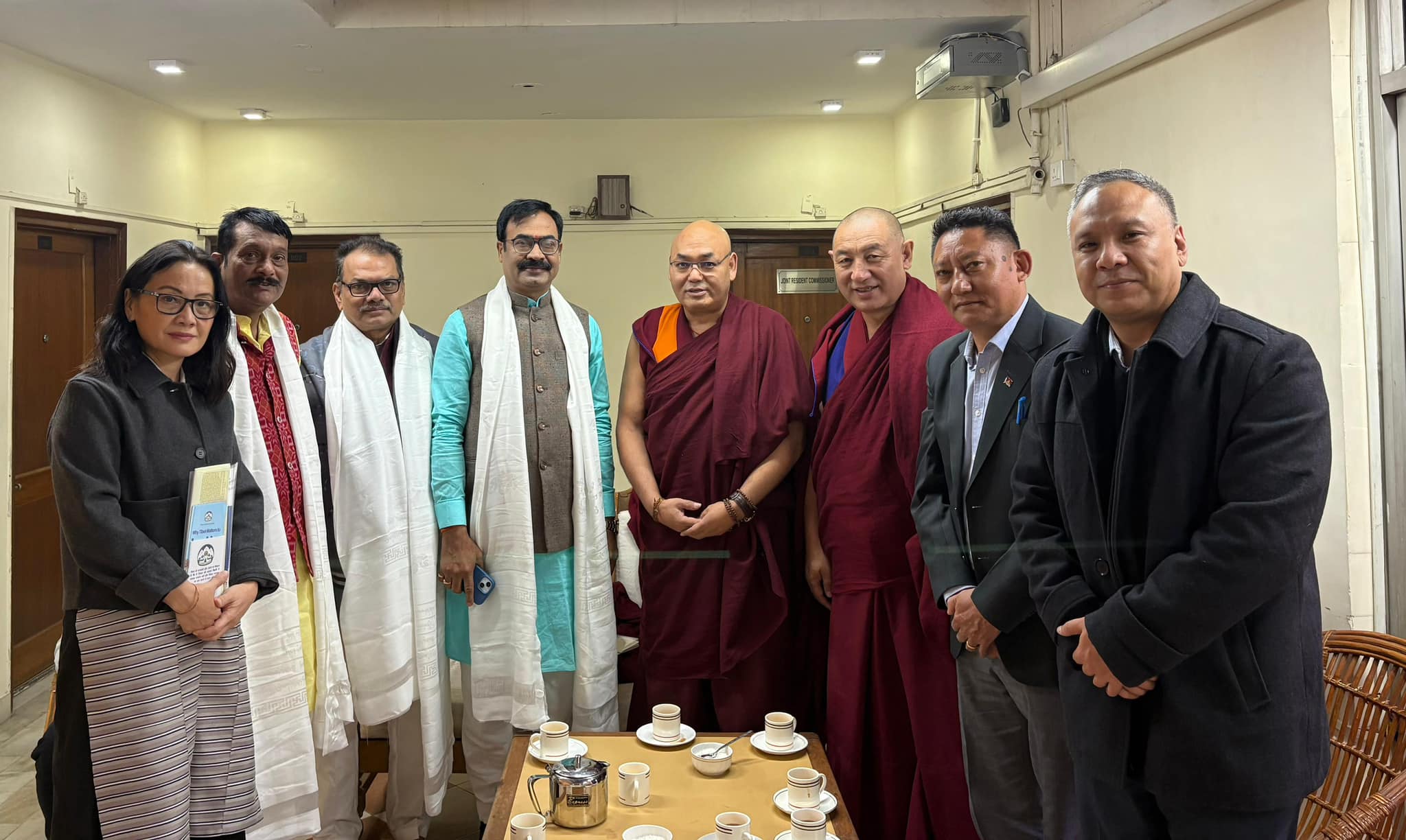 Exile parliament members met with Indian counterpart Tibet supporters to discuss campaign issues