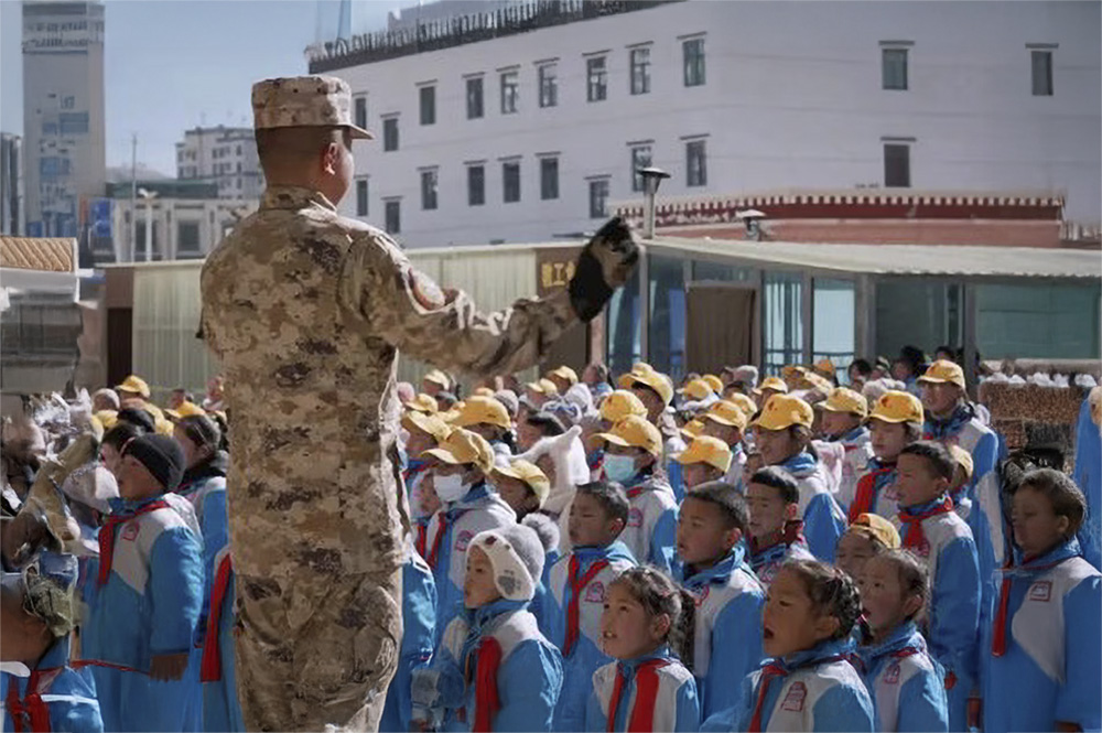 China says model militarized school education started in ‘Tibet’