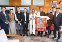 Tibetan Sikyong calls on HP Chief Minister with Dalai Lama birthday invite