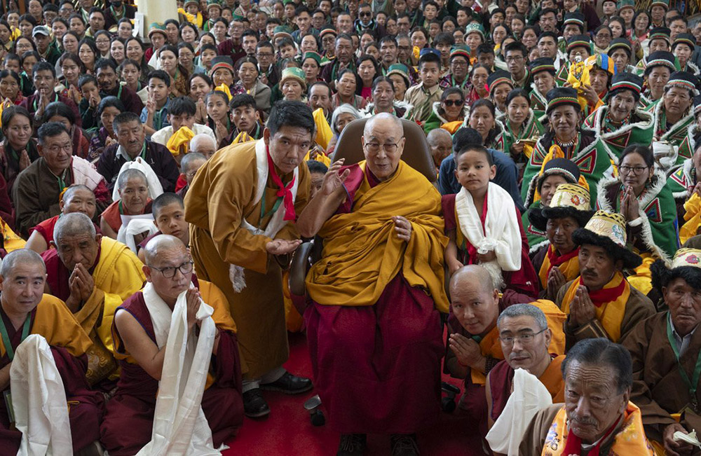 Spiti Valley Buddhists make long-life offering to Dalai Lama