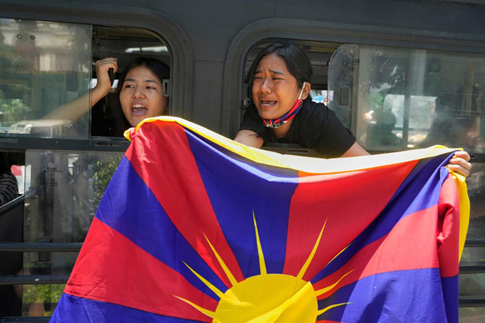 30 more protesting Tibetans briefly held, India and China upbeat in their ties following foreign minister Wang’s visit