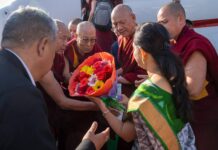 Dalai Lama in Mundgod Tibetan settlement for seven weeks