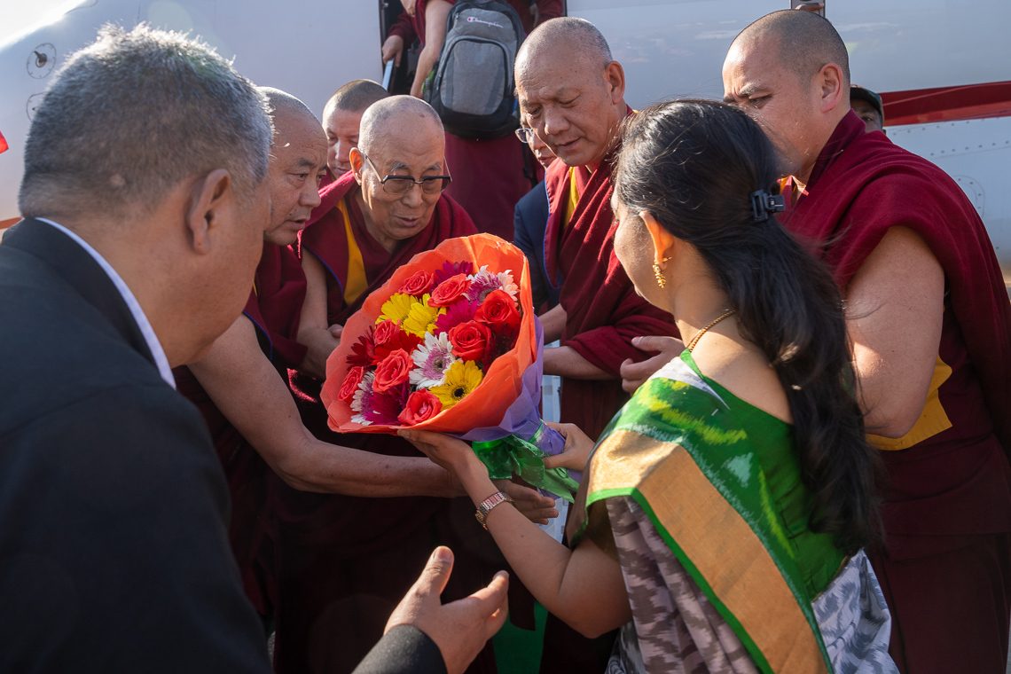 Dalai Lama in Mundgod Tibetan settlement for seven weeks