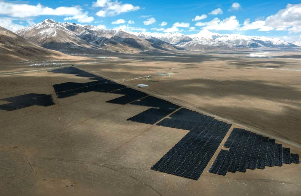 China breaks ground for another massive solar power plant in Tibet, with little social impact info