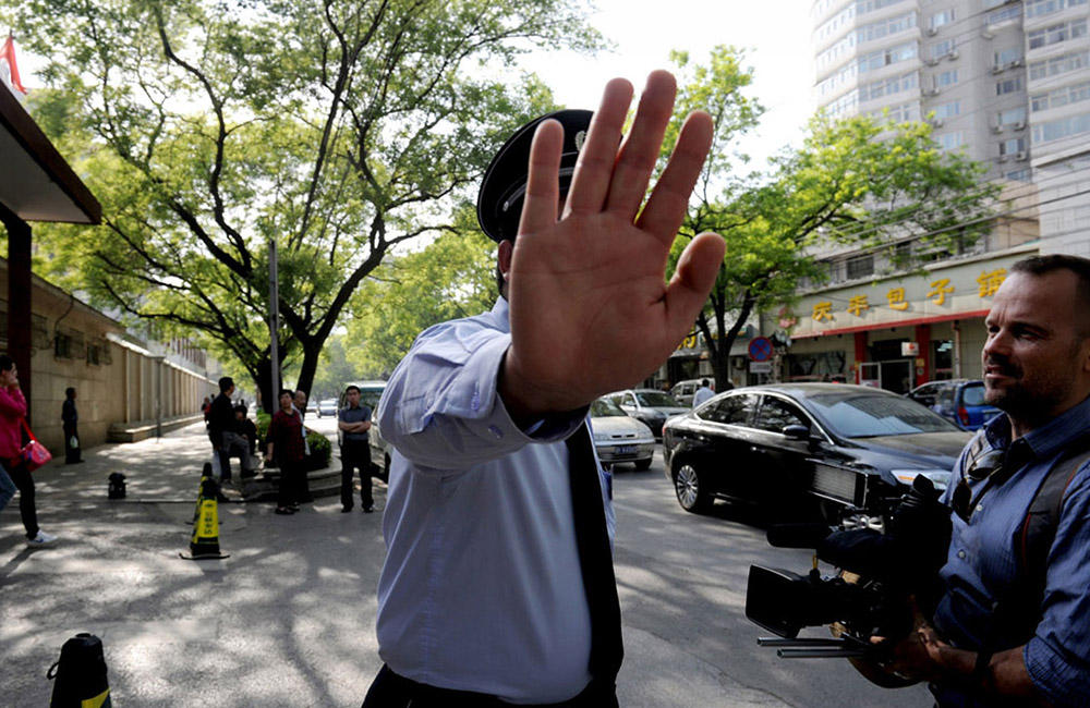 Official restrictions, intimidation are routine for foreign journalists working in China