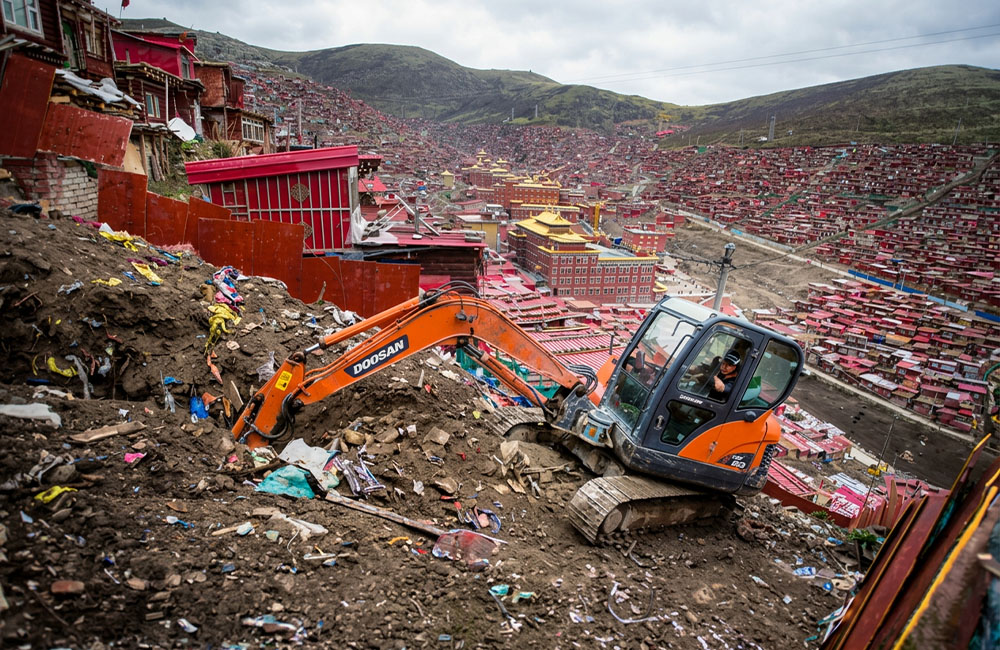 China launches new demolitions at Larung Gar Buddhist centre as its ‘ethnic unity” law came into force