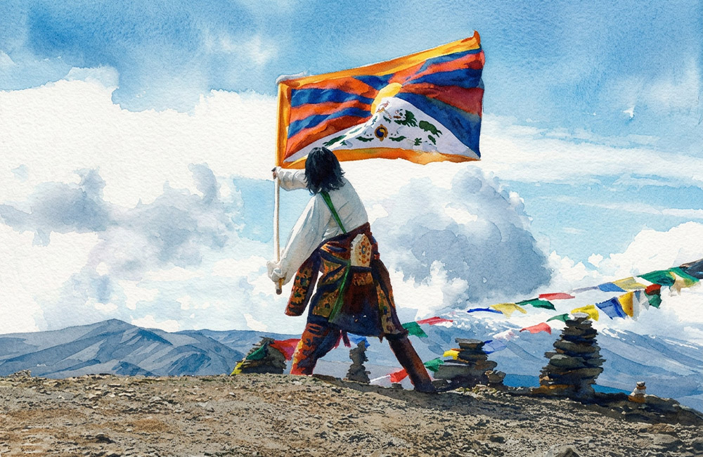 The Living Flame of Tibet