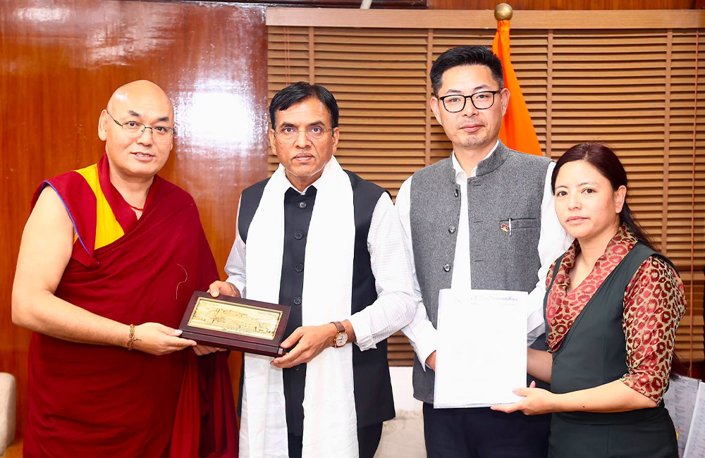 Exile Tibetan parliament members lobby for Indian lawmakers’ support during monsoon session
