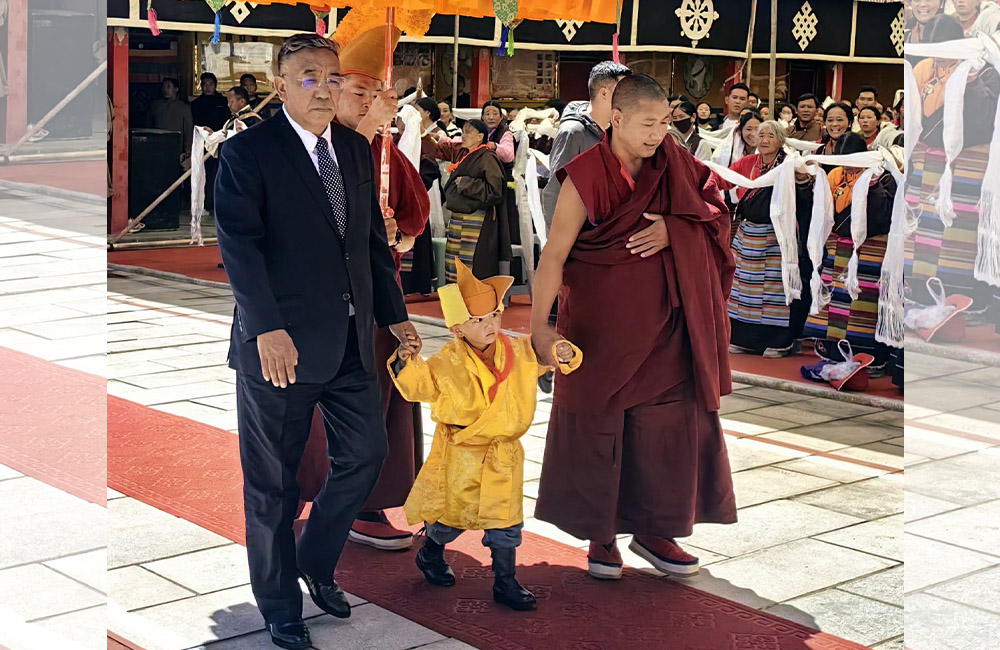 Reincarnation of a China-compliant, Italy-based Tibetan lama enthroned in Tibet