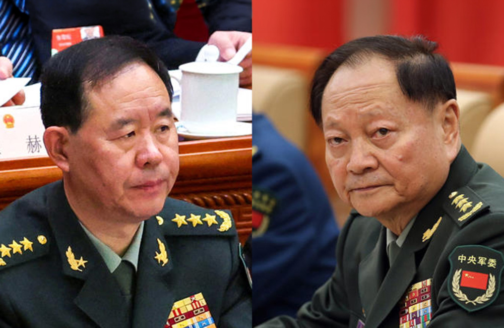 Two top Chinese PLA generals expelled, headed for prosecution for corruption, disloyalty