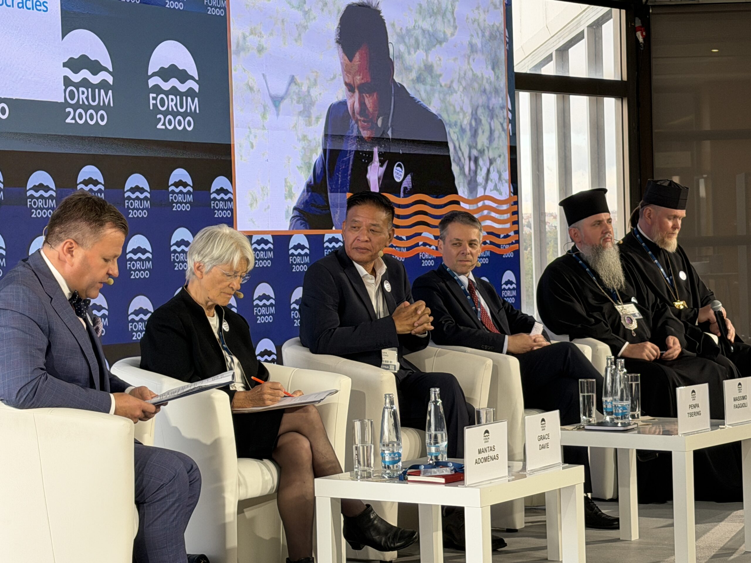 Tibetan Sikyong globally highlights Tibet issues while attending Forum 2000 meeting in Czech Republic